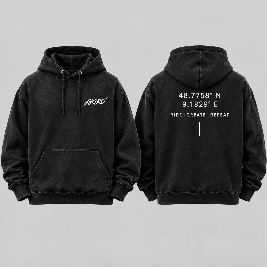 AKIRO – Script Small Oversized Hoodie