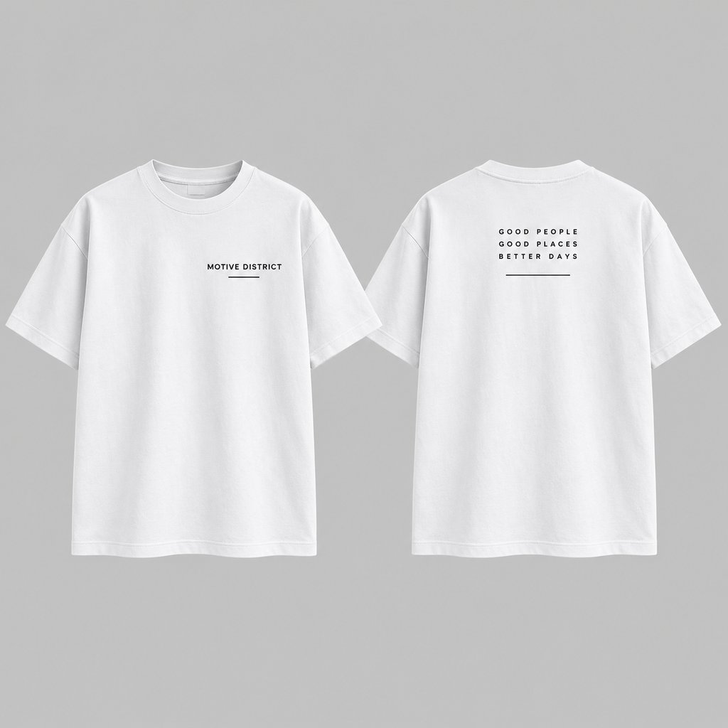 MOTIVE DISTRICT – Classic Oversized T-Shirt