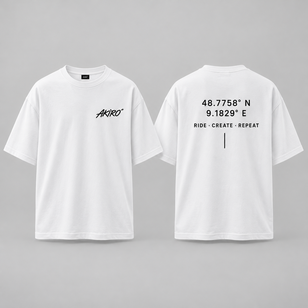 AKIRO – Script Small Oversized T-Shirt