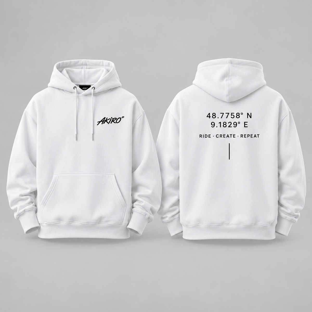 AKIRO – Script Small Oversized Hoodie