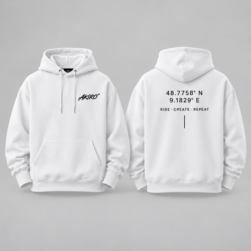 AKIRO – Script Small Oversized Hoodie